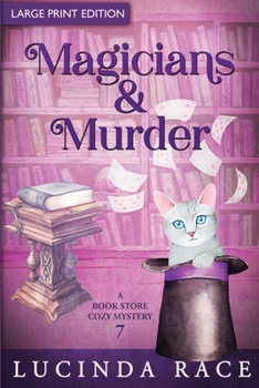 Paperback Magicians & Murder LP: A Paranormal Witch Cozy Mystery [Large Print] Book