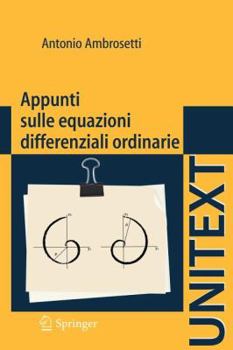 Paperback Appunti Sulle Equazioni Differenziali Ordinarie [Italian] Book