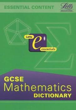 Paperback GCSE Maths Dictionary (GCSE Essentials) Book