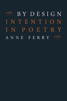 Hardcover By Design: Intention in Poetry Book