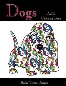 Paperback Dogs Adult Coloring Book