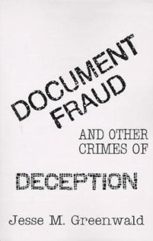 Paperback Document Fraud and Other Crimes of Deception Book