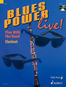 Paperback Blues Power Live!: Clarinet: Play with the Band [With CD (Audio)] Book