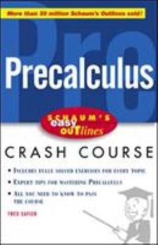 Paperback Schaum's Easy Outlines Precalculus: Based on Schaum's Outline of Precalculus Book