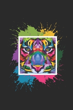 Tiger Colorsplash: Tigers Notebook, Blank Lined (6" x 9" - 120 pages) ~ Animal Themed Notebook for Daily Journal, Diary, and Gift