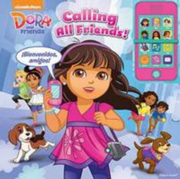 Hardcover Dora and Friends - Calling All Friends! Book with Pretend Phone Book
