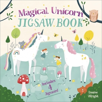 Hardcover Magical Unicorn Jigsaw Book