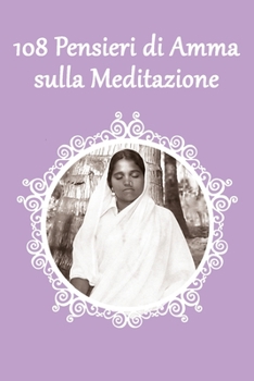 Paperback 108 Pensieri di Amma sulla Meditazione [Italian] Book