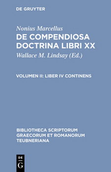 Hardcover Liber IV Continens [Latin] [Large Print] Book