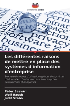 Les différentes raisons de mettre en place des systèmes d'information d'entreprise (French Edition)