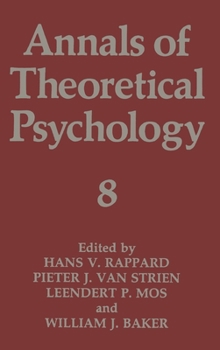 Hardcover Annals of Theoretical Psychology: Volume 8 Book