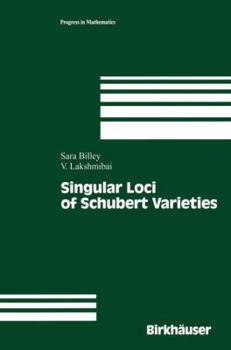 Paperback Singular Loci of Schubert Varieties Book