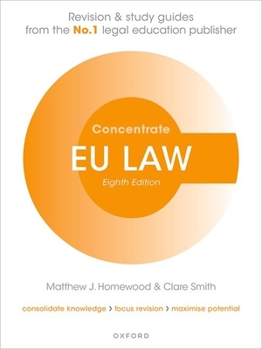 Paperback EU Law Concentrate: Law Revision and Study Guide Book