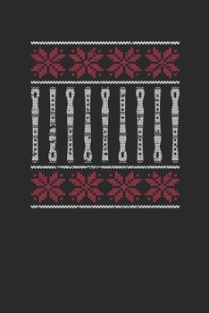 Christmas Flute: Blank Lined Notebook (6" x 9" - 120 pages) ~ Christmas Themed Notebook for Daily Journal, Diary, and Gift