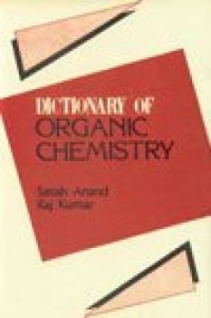 Paperback Dictionary of Organic Chemistry Book