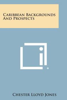 Paperback Caribbean Backgrounds and Prospects Book