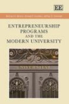 Paperback Entrepreneurship Programs and the Modern University Book