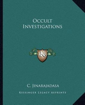 Paperback Occult Investigations Book