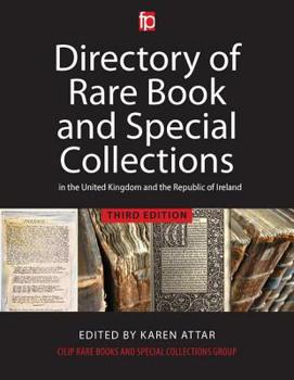 Hardcover A Directory of Rare Book and Special Collections in the UK and Republic of Ireland Book