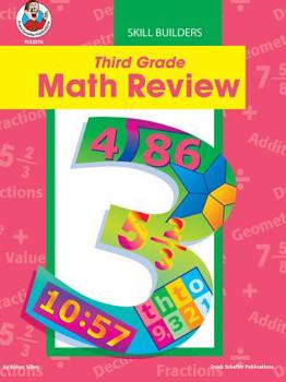 Paperback Third Grade Math Review Book