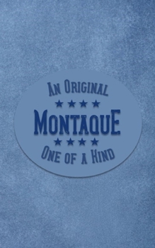 Paperback Montague: Personalized Writing Journal for Men Book