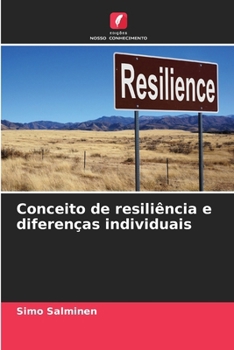 Paperback Conceito de resiliência e diferenças individuais [Portuguese] Book