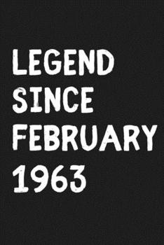 Legend Since January 1960 - Notebook Journal Birthday Gift: Lined Notebook / Journal Gift, 120 Pages, 6x9, Soft Cover, Matte Finish, LegendBirthday Gifts