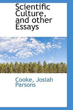 Paperback Scientific Culture, and Other Essays Book
