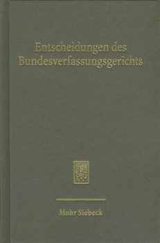 Entscheidungen Des Bundesverfassungsgerichts