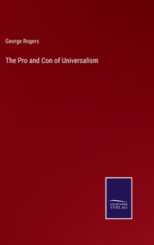 Hardcover The Pro and Con of Universalism Book