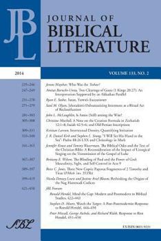 Paperback Journal of Biblical Literature 133.2, 2014 Book