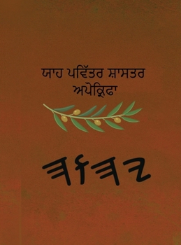 Hardcover ਯਾਹ ਪਵਿੱਤਰ ਸ਼ਾਸਤਰ ਅਪੋਕ੍ਰ [Panjabi] Book