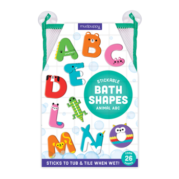 Toy Animal ABC Stickable Foam Bath Shapes Book