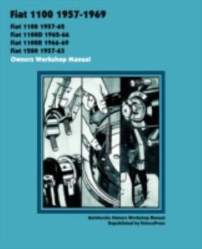 Paperback Fiat 1100, 1100d, 1100r & 1200 1957-1969 Owners Workshop Manual Book