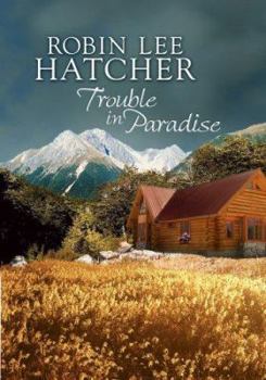 Hardcover Trouble in Paradise [Large Print] Book