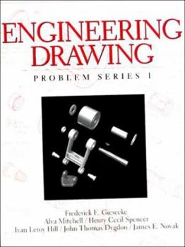 Paperback Engineering Drawing, Problem Series 1 Book