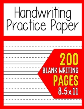 Paperback Handwriting Practice Paper For Kids Book