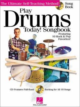 Paperback Play Drums Today! Songbook [With CD] Book
