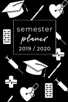 Semester Planer 2019 / 2020: A5 Coole Geschenkidee PUNKTIERT zum Studium | Notizbuch für Studenten | Studienbeginn | Erstes Semester | Pruefung | Geburtstag | Terminkalender (German Edition)