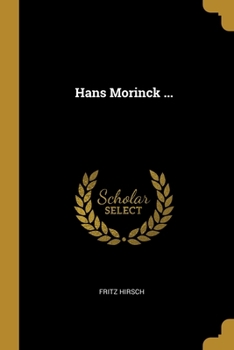 Paperback Hans Morinck ... [German] Book