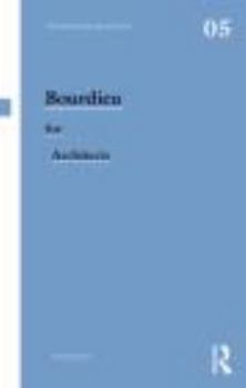 Paperback Bourdieu for Architects Book