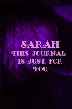 Paperback Sarah: This Is Just for You Book