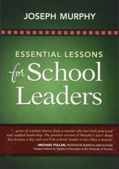 Paperback Essential Lessons for School Leaders Book