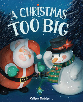 Hardcover A Christmas Too Big Book