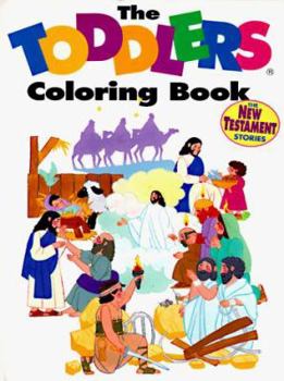 Paperback Toddlers Bible Coloring Book: New Testament Book