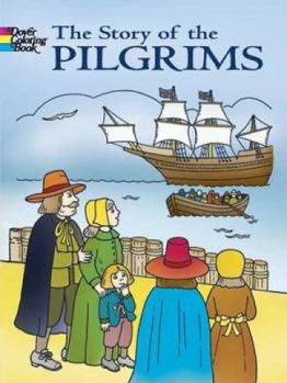 Paperback The Story of the Pilgrims Coloring Book