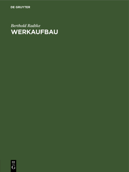 Hardcover Werkaufbau: Ein Leitfaden [German] Book