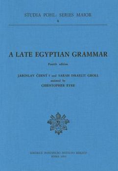 Paperback Late Egyptian Grammar Book