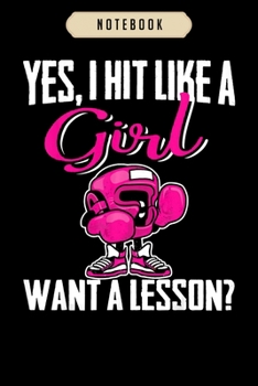 Notebook: Boxing for girls boxing gifts for women  journal|6x9(100 pages)Blank Lined Journal For kids, student, school, women, girls, boys, men, birthday gifts|Boxer gifts Notebook