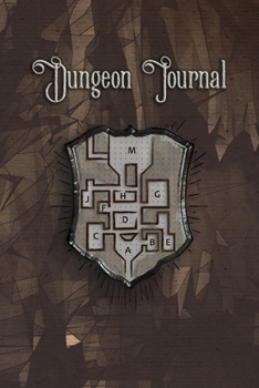 Paperback Dungeon Journal: Dungeon Maker and Trackers for GM's and Players. Book